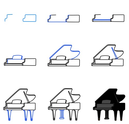 Piano idea (8) Drawing Ideas