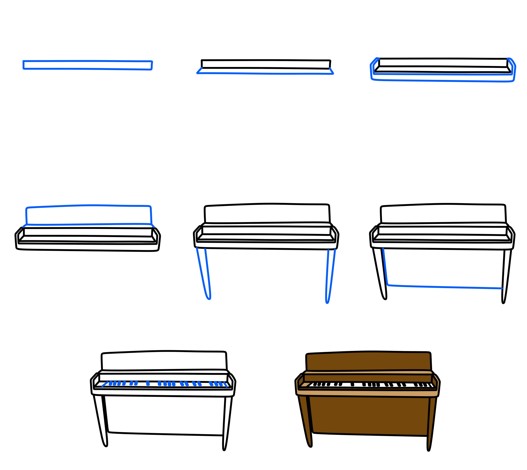 Piano idea (9) Drawing Ideas