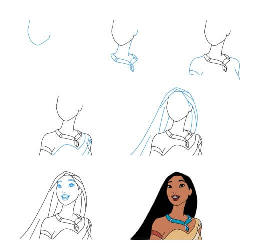 Pocahontas idea (18) Drawing Ideas