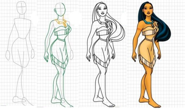 Pocahontas idea (2) Drawing Ideas