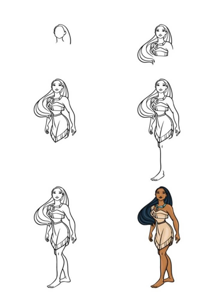 Pocahontas idea (4) Drawing Ideas