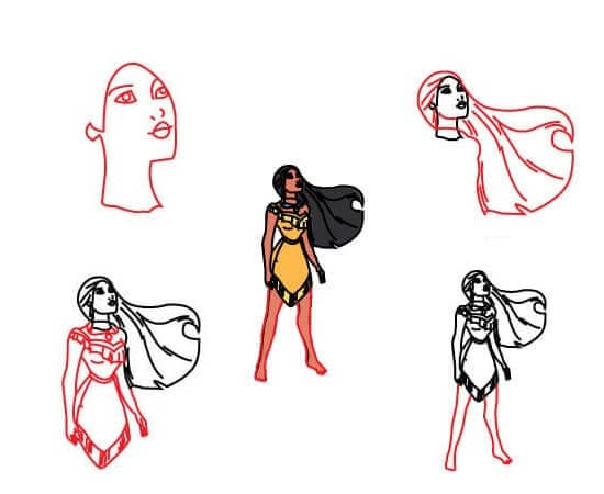 Pocahontas idea (5) Drawing Ideas