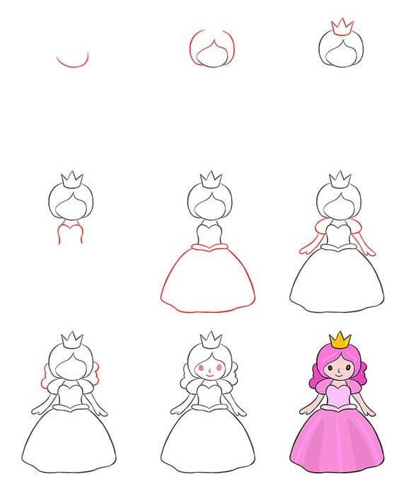 Princess Peach idea (2) Drawing Ideas