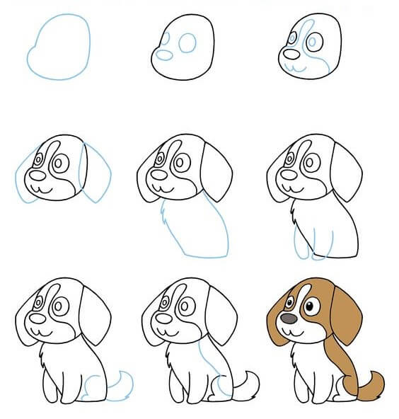 Puppy idea (2) Drawing Ideas