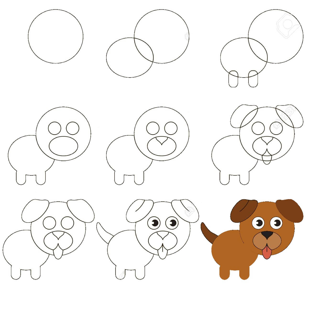 Puppy idea (34) Drawing Ideas