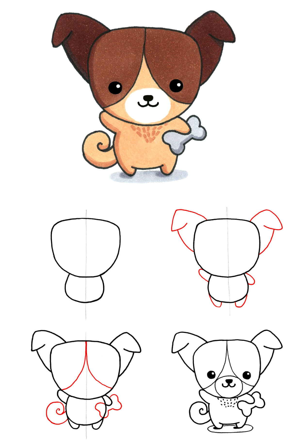 Puppy idea (42) Drawing Ideas