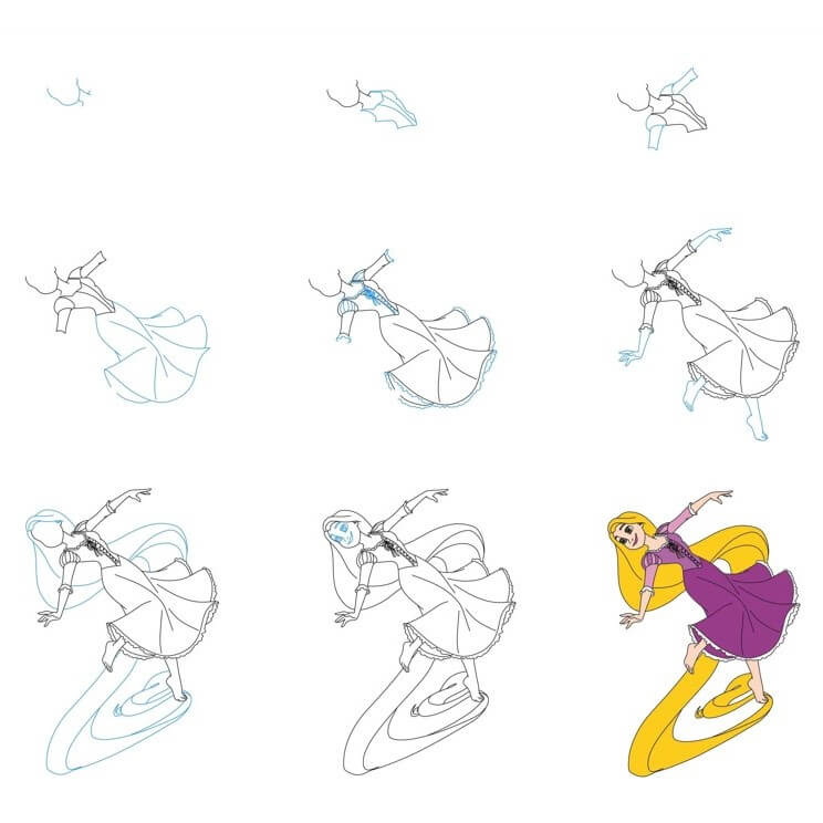 Rapunzel idea (20) Drawing Ideas
