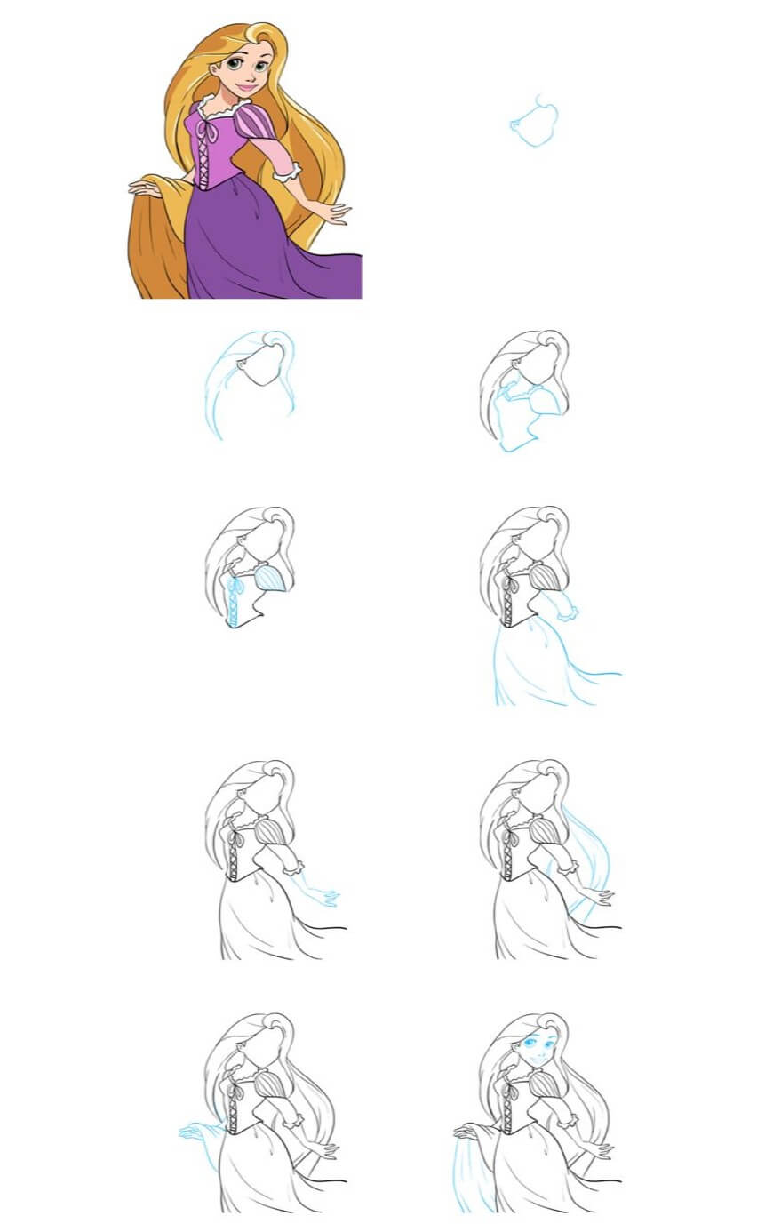 Rapunzel idea (3) Drawing Ideas