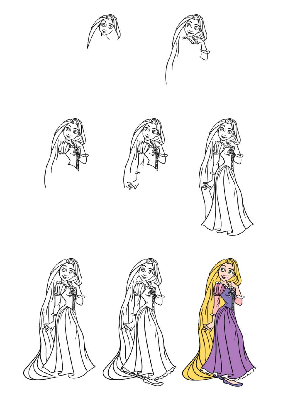 Rapunzel idea (7) Drawing Ideas