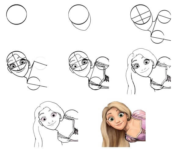 Rapunzel idea (9) Drawing Ideas