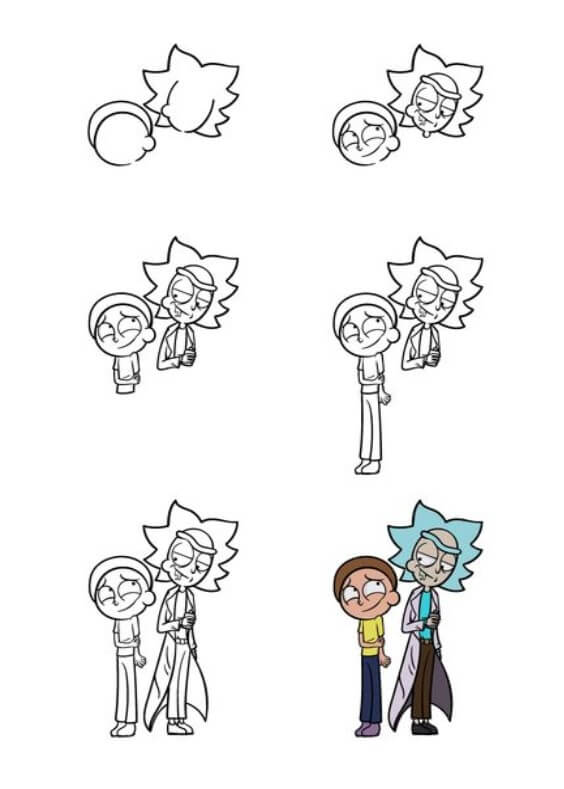 Rick and Morty idea (2) Drawing Ideas