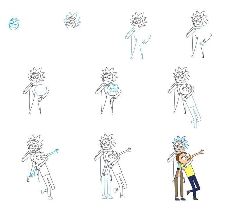 Rick and Morty idea (4) Drawing Ideas
