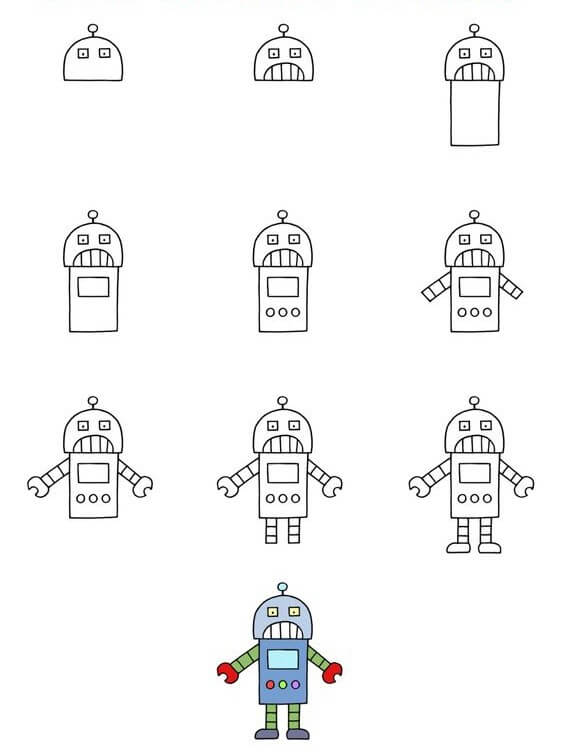 Robot idea (18) Drawing Ideas