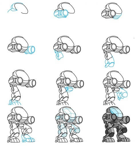 Robot idea (38) Drawing Ideas