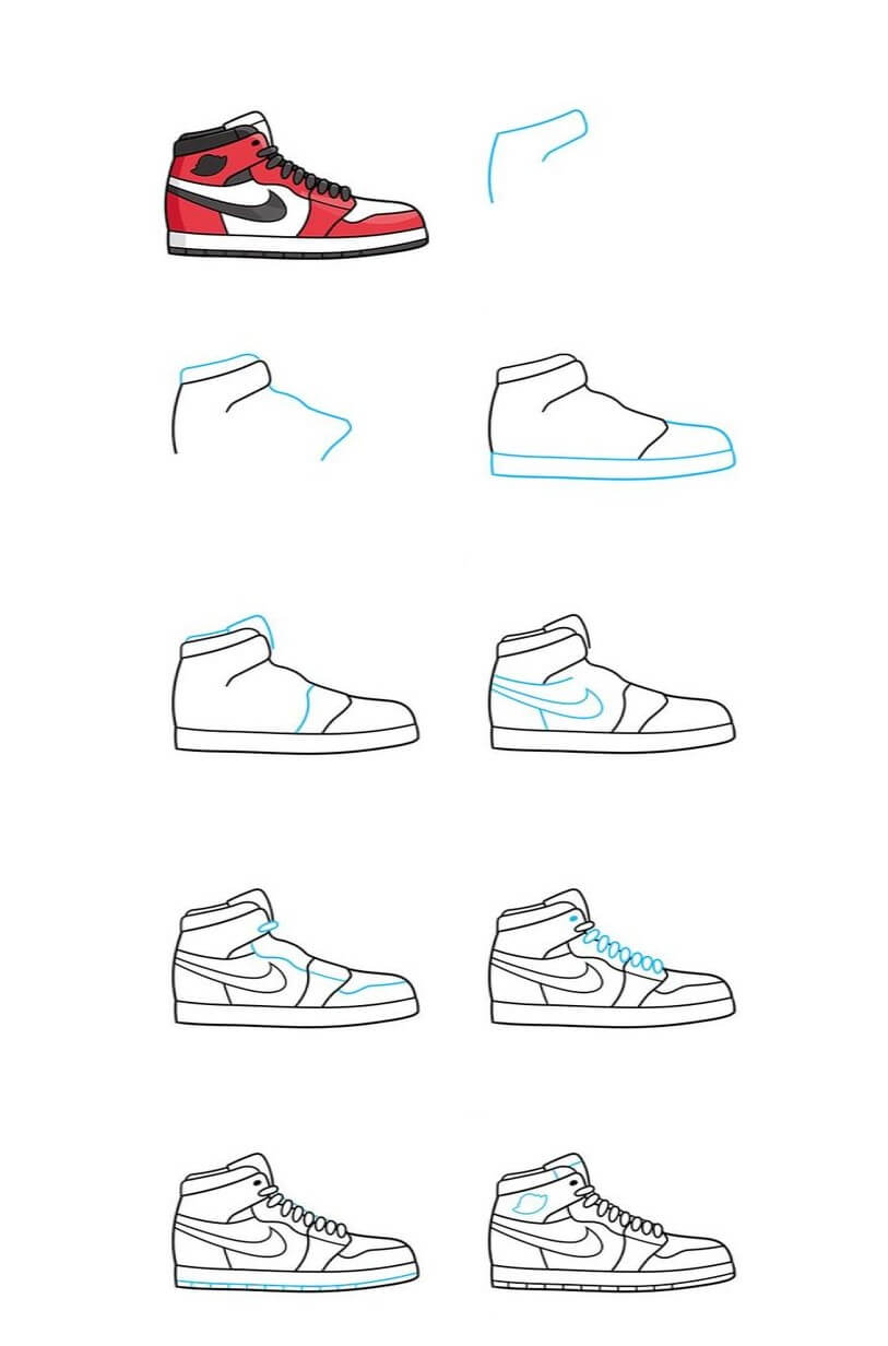 How to draw Shoes idea (14)