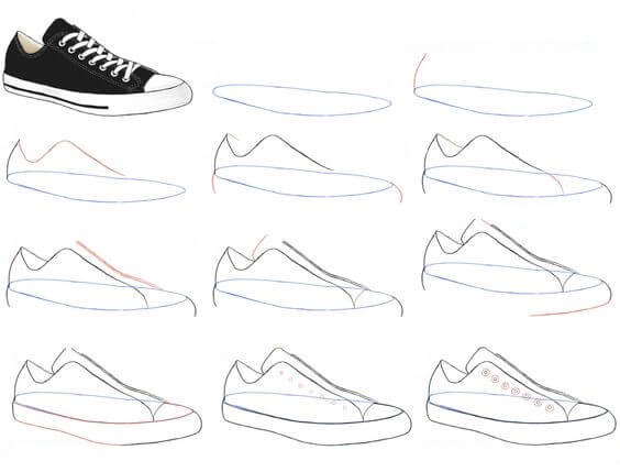 How to draw Shoes idea (17)