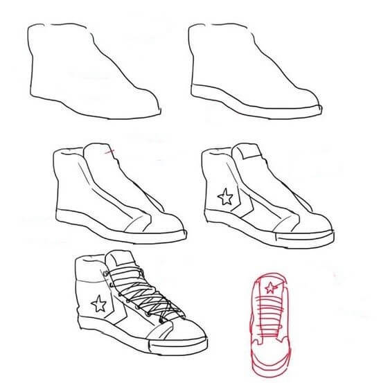 How to draw Shoes idea (21)