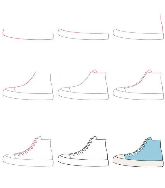 How to draw Shoes idea (22)