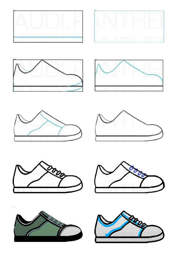 How to draw Shoes idea (23)