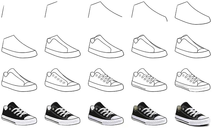 How to draw Shoes idea (26)