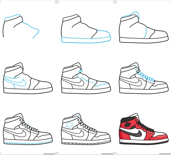 Shoes Drawing Ideas