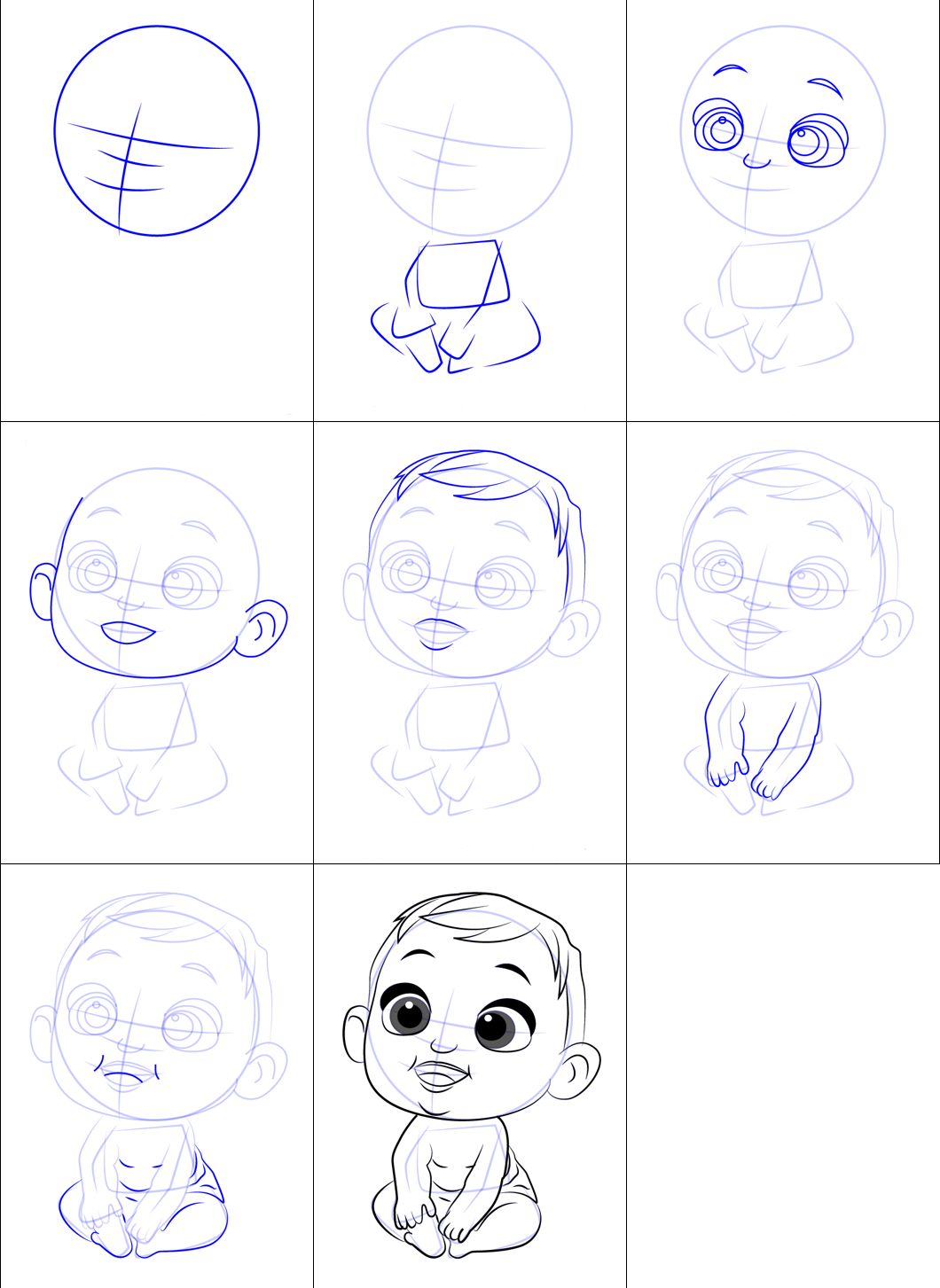 Simple baby drawing Drawing Ideas