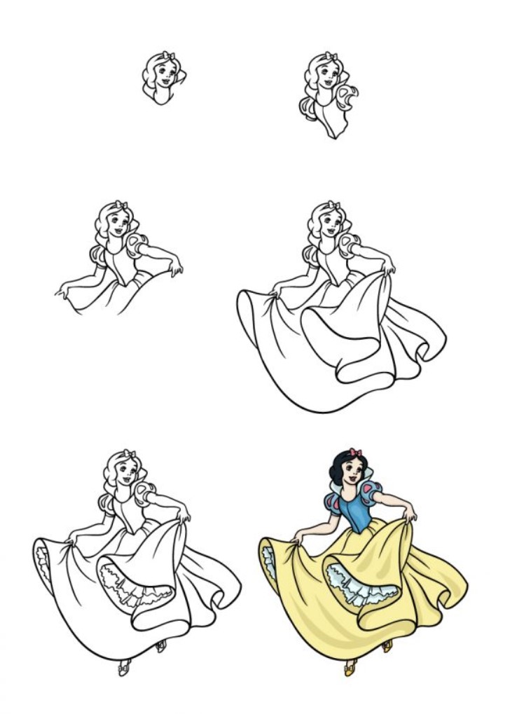 Snow white idea (12) Drawing Ideas