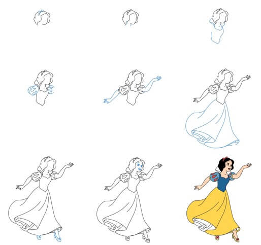 Snow white idea (4) Drawing Ideas