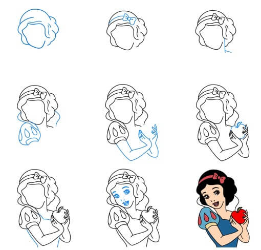 Snow white Drawing Ideas