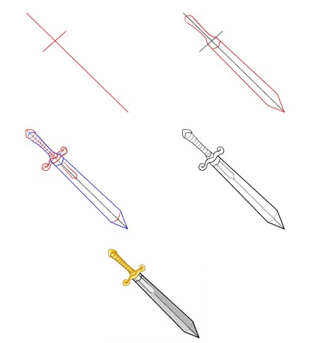 Sword idea (10) Drawing Ideas