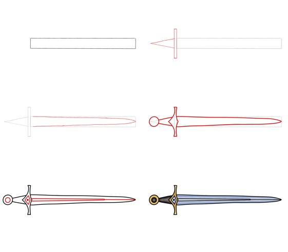 Sword idea (18) Drawing Ideas