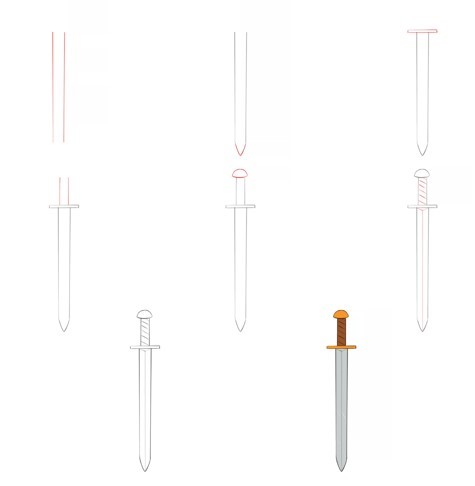 Sword idea (9) Drawing Ideas