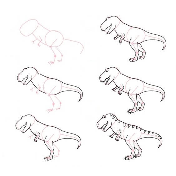T-Rex idea (11) Drawing Ideas