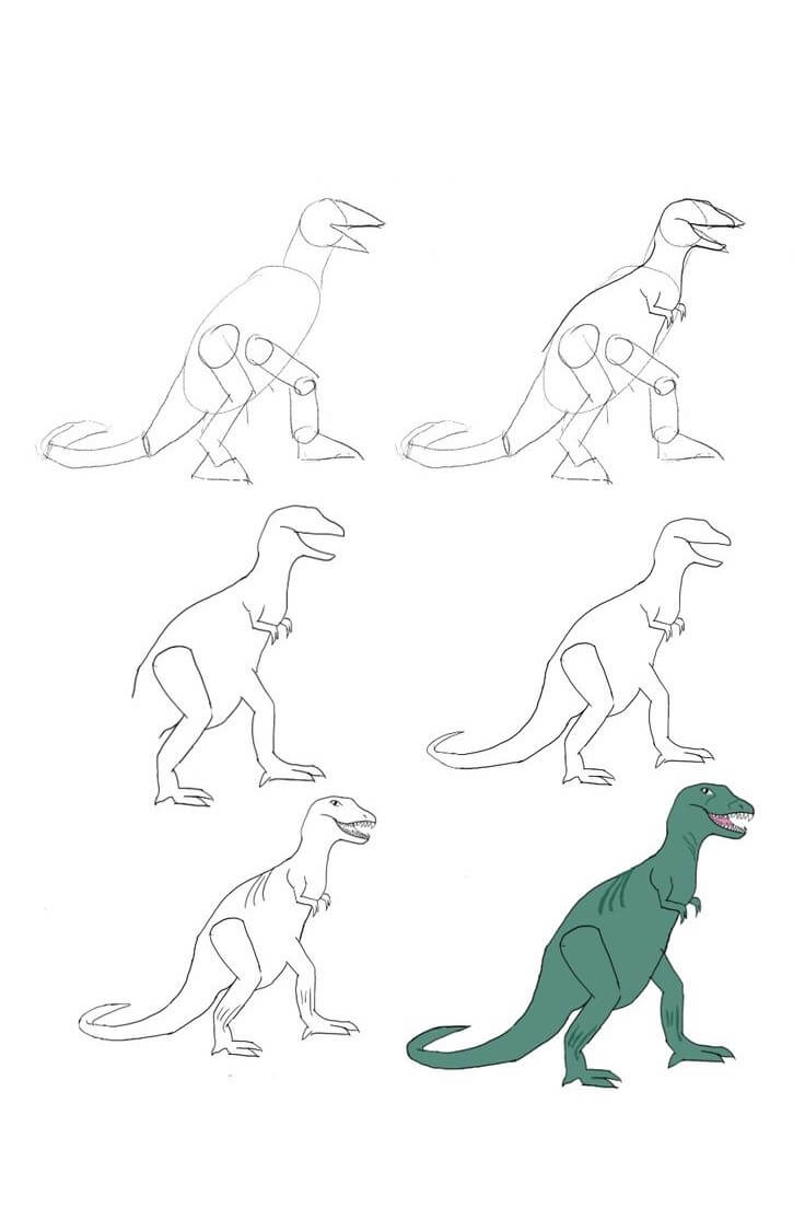 T-Rex idea (13) Drawing Ideas