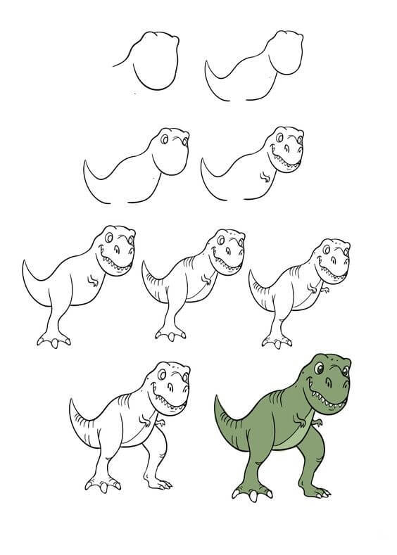 T-Rex idea (19) Drawing Ideas