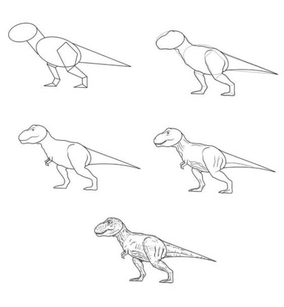 T-Rex idea (2) Drawing Ideas