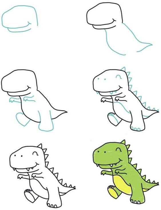 T-Rex idea (21) Drawing Ideas