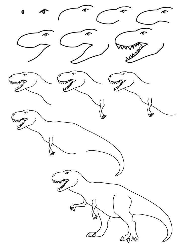 T-Rex idea (4) Drawing Ideas