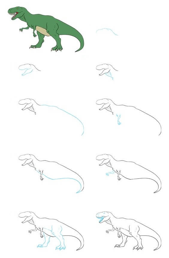 T-Rex idea (6) Drawing Ideas