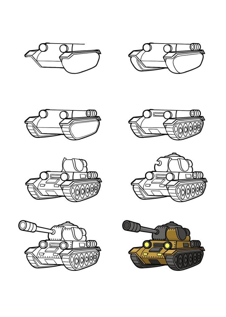 Tank idea (13) Drawing Ideas