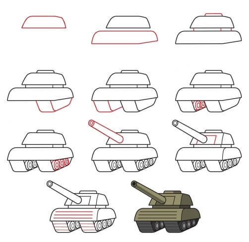 Tank idea (15) Drawing Ideas