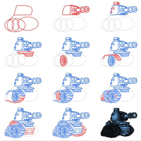 Tank idea (20) Drawing Ideas