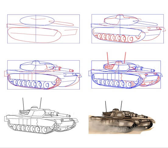 Tank idea (21) Drawing Ideas