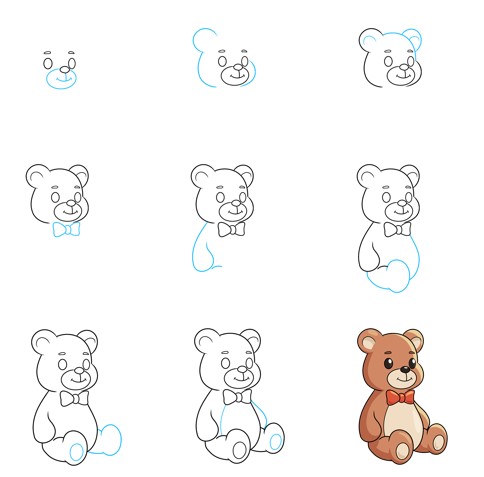 Teddy bear Drawing Ideas