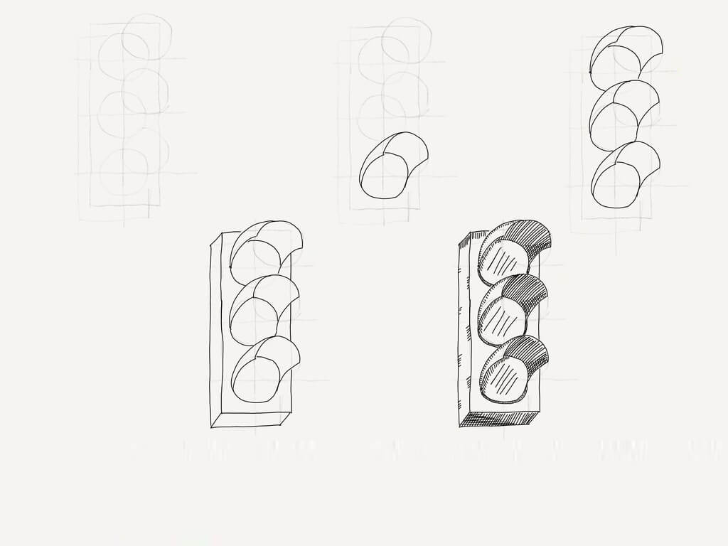 How to draw Traffic light idea (9)