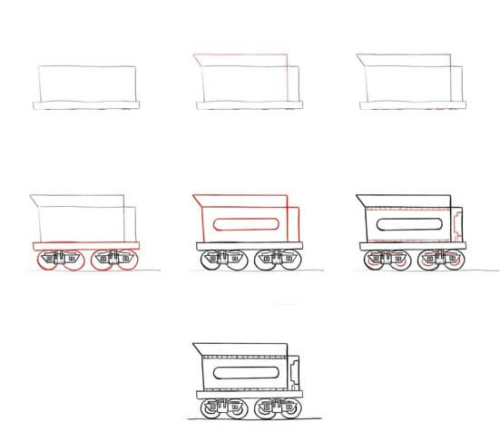 How to draw Train idea (21)