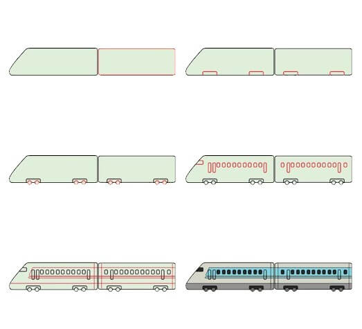 How to draw Train idea (26)