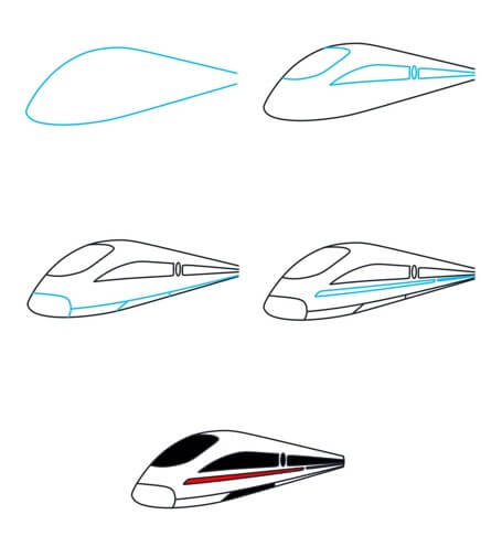 How to draw Train idea (32)