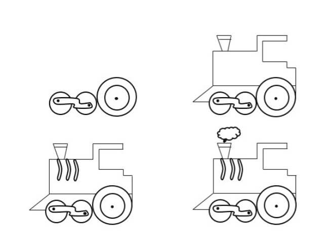 How to draw Train idea (35)