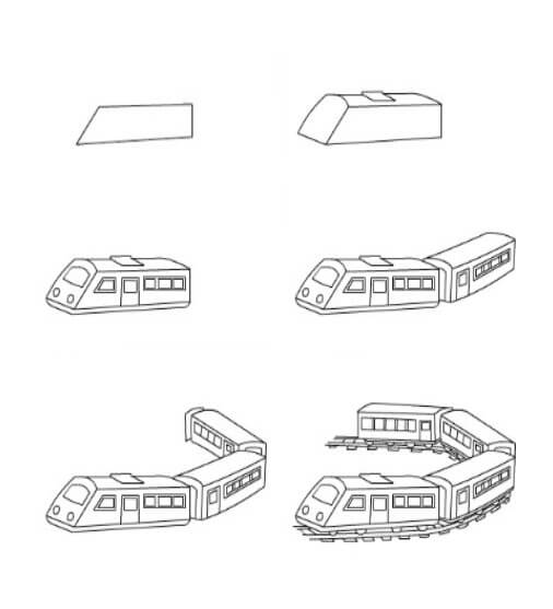 How to draw Train idea (39)